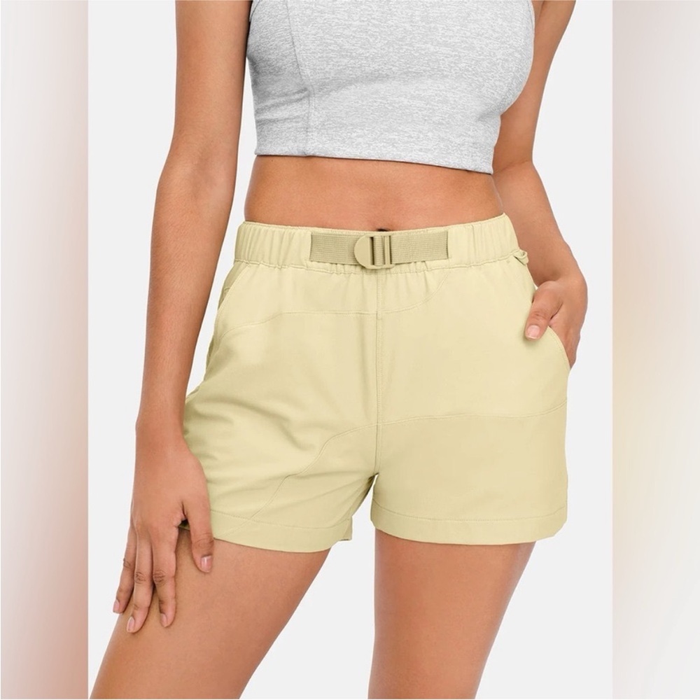 Outdoor Voices Rectrek Beige Khaki Shorts Women Size Small